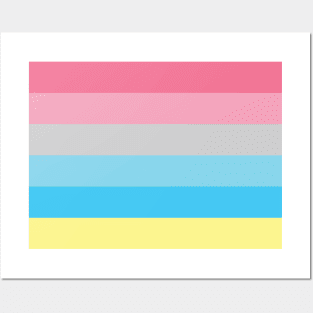 Genderflux Pride Flag Posters and Art